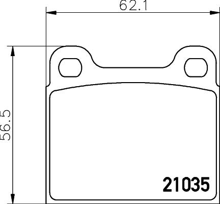 HELLA PAGID 8DB 355 017-441 - Bremžu uzliku kompl., Disku bremzes ps1.lv