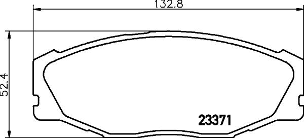 HELLA PAGID 8DB 355 039-601 - Bremžu uzliku kompl., Disku bremzes ps1.lv