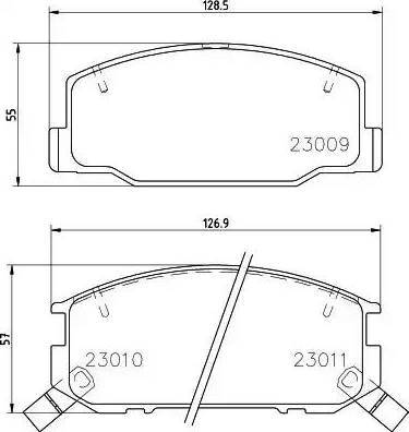 HELLA PAGID 8DB 355 009-831 - Bremžu uzliku kompl., Disku bremzes ps1.lv