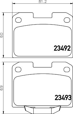 HELLA PAGID 8DB 355 037-251 - Bremžu uzliku kompl., Disku bremzes ps1.lv