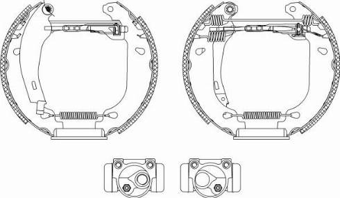 HELLA PAGID 8DB 355 026-031 - Bremžu uzliku kompl., Disku bremzes ps1.lv