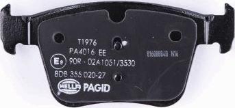 HELLA PAGID 8DB 355 020-271 - Bremžu uzliku kompl., Disku bremzes ps1.lv