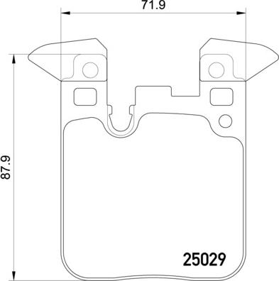 HELLA PAGID 8DB 355 021-611 - Bremžu uzliku kompl., Disku bremzes ps1.lv