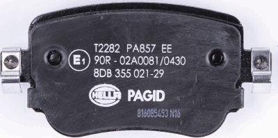 HELLA PAGID 8DB 355 021-291 - Bremžu uzliku kompl., Disku bremzes ps1.lv