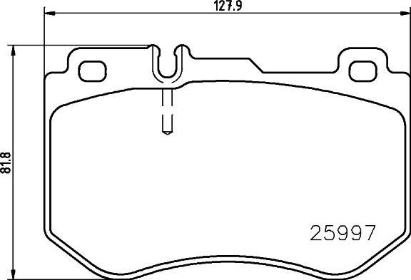 HELLA PAGID 8DB 355 026-611 - Bremžu uzliku kompl., Disku bremzes ps1.lv