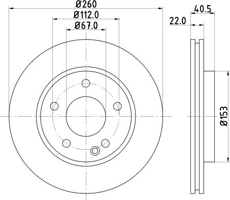 HELLA PAGID 8DD 355 105-991 - Bremžu diski ps1.lv