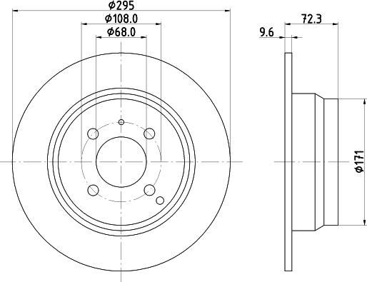 HELLA PAGID 8DD 355 102-911 - Bremžu diski ps1.lv