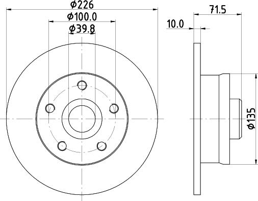 HELLA PAGID 8DD 355 122-362 - Bremžu diski ps1.lv