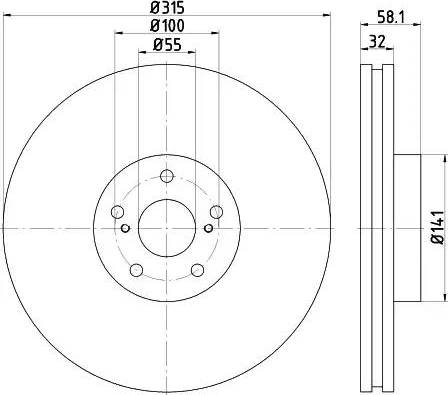 Delphi BG3597 - Bremžu diski ps1.lv