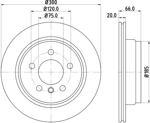 HELLA PAGID 8DD 355 118-271 - Bremžu diski ps1.lv