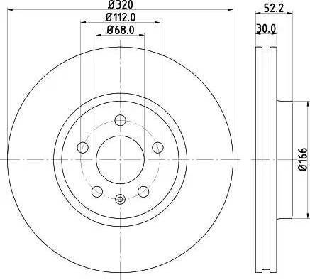 HELLA PAGID 8DD 355 121-401 - Bremžu diski ps1.lv