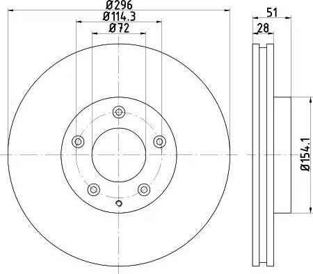 Japanparts DI-313 - Bremžu diski ps1.lv