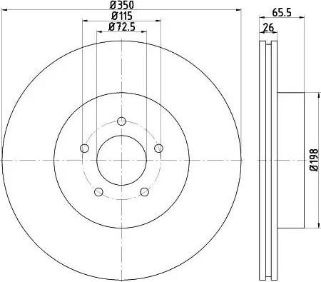 Stellox 6020-2626V-SX - Bremžu diski ps1.lv