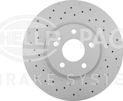 HELLA PAGID 8DD 355 134-421 - Bremžu diski ps1.lv