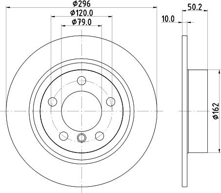 HELLA PAGID 8DD 355 126-741 - Bremžu diski ps1.lv