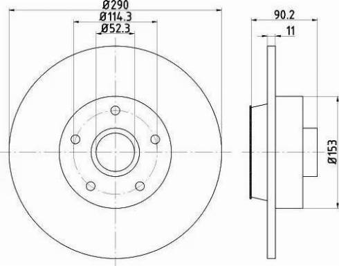 SKF VKBD 1029 - Bremžu diski ps1.lv