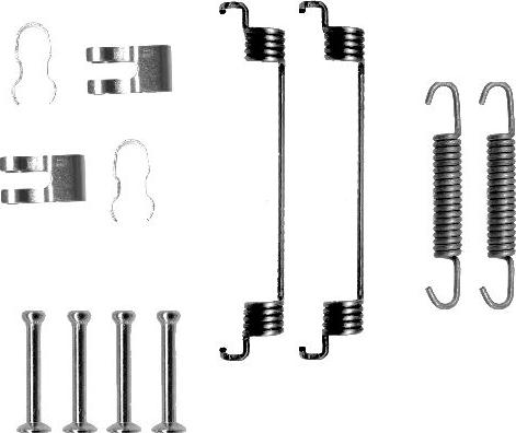 HELLA PAGID 8DZ 355 200-561 - Piederumu komplekts, Bremžu loki ps1.lv