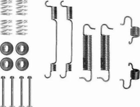 HELLA PAGID 8DZ 355 200-531 - Piederumu komplekts, Bremžu loki ps1.lv