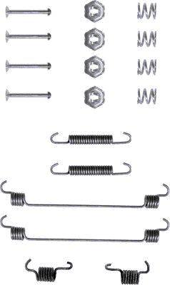 HELLA PAGID 8DZ 355 200-091 - Piederumu komplekts, Bremžu loki ps1.lv