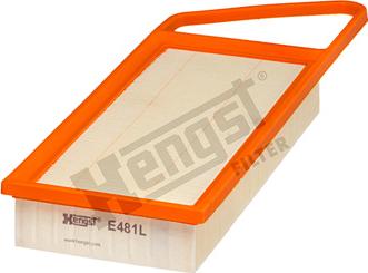 Hengst Filter E481L - Gaisa filtrs ps1.lv