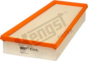 Hengst Filter E554L - Gaisa filtrs ps1.lv