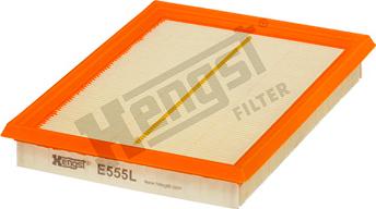 Hengst Filter E555L - Gaisa filtrs ps1.lv