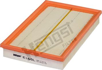 Hengst Filter E160L - Gaisa filtrs ps1.lv