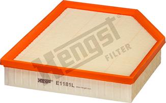 Hengst Filter E1181L - Gaisa filtrs ps1.lv