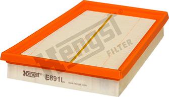 Hengst Filter E891L - Gaisa filtrs ps1.lv