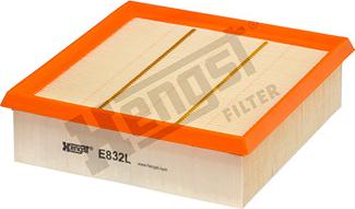 Hengst Filter E832L - Gaisa filtrs ps1.lv