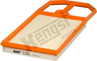 Hengst Filter E322L - Gaisa filtrs ps1.lv