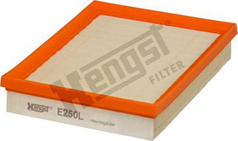 Hengst Filter E250L - Gaisa filtrs ps1.lv