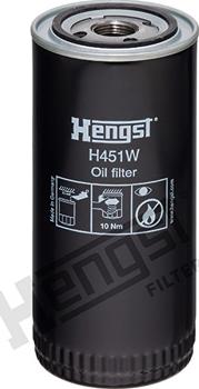 Hengst Filter H451W - Eļļas filtrs ps1.lv