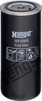 Hengst Filter H419WK - Degvielas filtrs ps1.lv