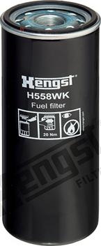 Hengst Filter H558WK - Degvielas filtrs ps1.lv