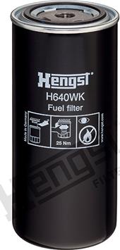 Hengst Filter H640WK - Degvielas filtrs ps1.lv