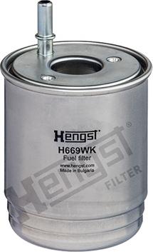 Hengst Filter H669WK - Degvielas filtrs ps1.lv