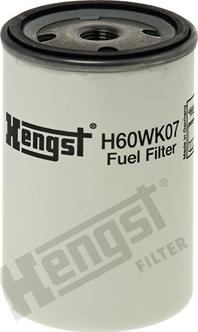 Hengst Filter H60WK07 - Degvielas filtrs ps1.lv