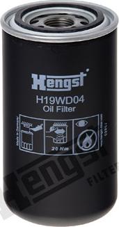 Hengst Filter H19WD04 - Filtrs, Hidropacēlāja sistēma ps1.lv