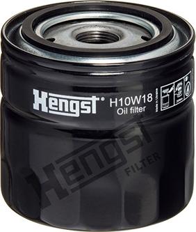 Hengst Filter H10W18 - Eļļas filtrs ps1.lv