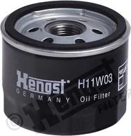 Hengst Filter H11W03 - Eļļas filtrs ps1.lv