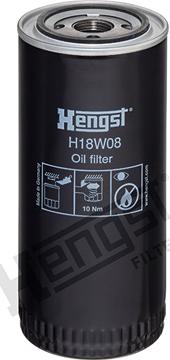 Hengst Filter H18W08 - Eļļas filtrs ps1.lv