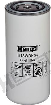 Hengst Filter H18WDK04 - Degvielas filtrs ps1.lv