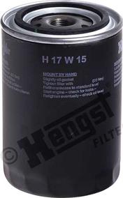 Hengst Filter H17W15 - Eļļas filtrs ps1.lv