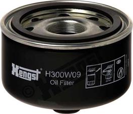 Hengst Filter H300W09 - Eļļas filtrs ps1.lv