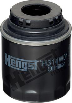 Hengst Filter H314W01 - Eļļas filtrs ps1.lv