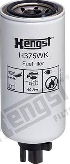 Hengst Filter H375WK - Degvielas filtrs ps1.lv