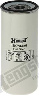 Hengst Filter H200WDK01 - Degvielas filtrs ps1.lv