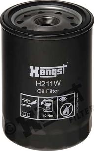 Hengst Filter H211W - Eļļas filtrs ps1.lv