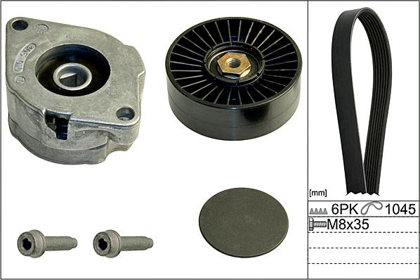 Hepu 20-1901 - Ķīļrievu siksnu komplekts ps1.lv